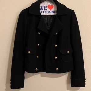 Black Buttoned Jacket